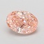 1.09 Ct. Fancy Vivid Pink Oval Lab Grown Diamond