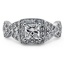 Custom Square Halo with Infinity Knot Band
