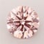 3.00 Ct. Fancy Vivid Pink Round Lab Grown Diamond