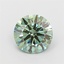 1.25 Ct. Fancy Vivid Green Round Lab Grown Diamond