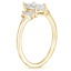 18K Yellow Gold Daphne Art Deco Ring, smallside view