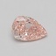 0.74 Ct. Fancy Vivid Pink Pear Lab Grown Diamond