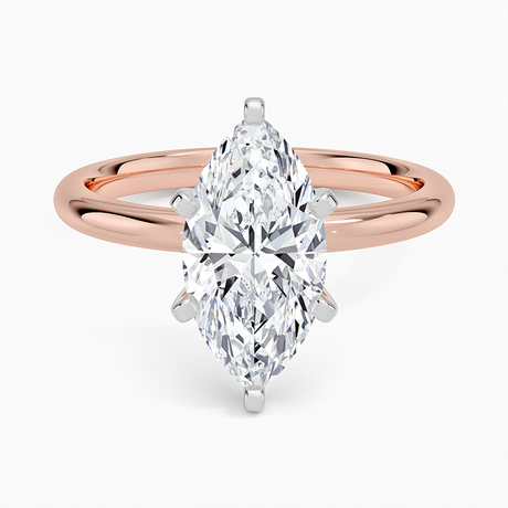 14K Rose Gold Comfort Fit 2mm Six-Prong Solitaire Ring