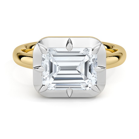Harper Mixed Metal East-West Diamond Ring