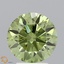 2.52 Ct. Fancy Vivid Green Round Lab Grown Diamond