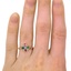 The Bennie Ring, smallzoomed in top view on a hand