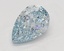 2.05 Ct. Fancy Intense  Blue Pear Lab Grown Diamond