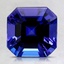 8.8mm Blue Asscher Tanzanite