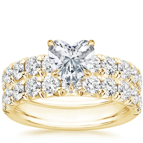 18K Yellow Gold Ellora Diamond Bridal Set