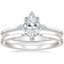 18K White Gold Luminesce Diamond Ring with Liv Wedding Ring