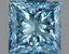 1.51 Ct. Fancy Vivid  Blue Princess Lab Grown Diamond