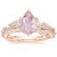 14K Rose Gold Luxe Secret Garden Diamond Ring (3/4 ct. tw.), smalltop view