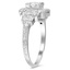 The Neilla Ring, smalltop view on a hand