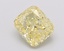 2.57 Ct. Fancy Vivid Yellow Cushion Lab Grown Diamond