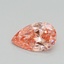 0.41 Ct. Fancy Vivid Pink Pear Lab Grown Diamond