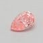 0.34 Ct. Fancy Vivid  Pink Pear Lab Grown Diamond