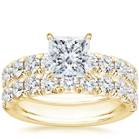 18K Yellow Gold Ellora Diamond Bridal Set