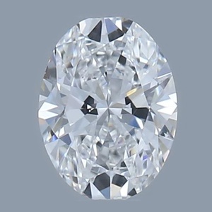 Oval diamond — real photo