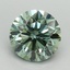 2.00 Ct. Fancy Vivid Green Round Lab Grown Diamond