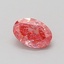 0.55 Ct. Fancy Vivid Pink Oval Lab Grown Diamond