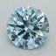 2.07 Ct. Fancy Vivid  Blue Round Lab Grown Diamond