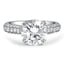 Custom Modern Micro Pave Diamond Ring