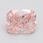 2.01 Ct. Fancy Vivid Pink Cushion Lab Grown Diamond