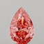 3.16 Ct. Fancy Vivid Brownish Pink Pear Lab Grown Diamond