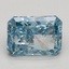 3.16 Ct. Fancy Intense Blue Radiant Lab Grown Diamond