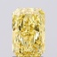 1.53 Ct. Fancy Vivid Yellow Radiant Lab Grown Diamond