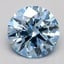 1.56 Ct. Fancy Blue Round Lab Grown Diamond