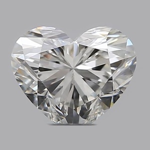 Heart diamond — real photo
