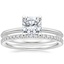 18K White Gold Freya Ring with Luxe Ballad Diamond Ring (1/4 ct. tw.)