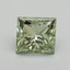 1.52 Ct. Fancy Intense Green Princess Lab Grown Diamond