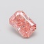 1.53 Ct. Fancy Vivid  Pink Radiant Lab Grown Diamond