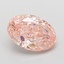 1.53 Ct. Fancy Vivid Pink Oval Lab Grown Diamond