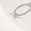 18K White Gold Alya Twist Solitaire Ring, smalladditional view 3