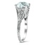 The Sonnett Ring, smalltop view on a hand
