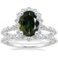 Platinum Marseille Halo Diamond Bridal Set (3/4 ct. tw.)