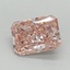 1.02 Ct. Fancy Vivid Pink Radiant Lab Grown Diamond