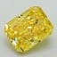 2.60 Ct. Fancy Vivid Yellow Radiant Lab Grown Diamond
