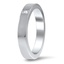 Square Princess Flush Set Band, smallside view
