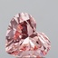 1.61 Ct. Fancy Vivid  Pink Heart Lab Grown Diamond