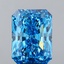 6.51 Ct. Fancy Vivid Blue Radiant Lab Grown Diamond