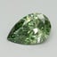 1.00 Ct. Fancy Vivid Green Pear Lab Grown Diamond