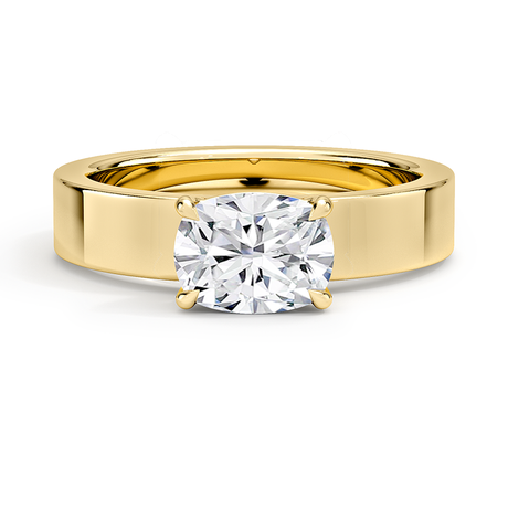 18K Yellow Gold Peyton East-West Solitaire Ring