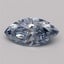 0.66 Ct. Fancy Vivid Blue Marquise Lab Grown Diamond