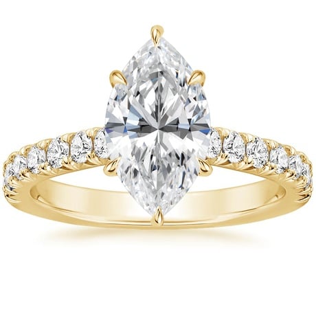 18K Yellow Gold Sienna Diamond Bridal Set (7/8 ct. tw.)
