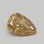 0.59 Ct. Fancy Intense Yellow Pear Lab Grown Diamond