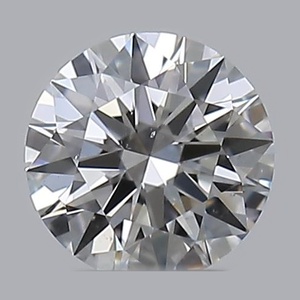 Round diamond — real photo